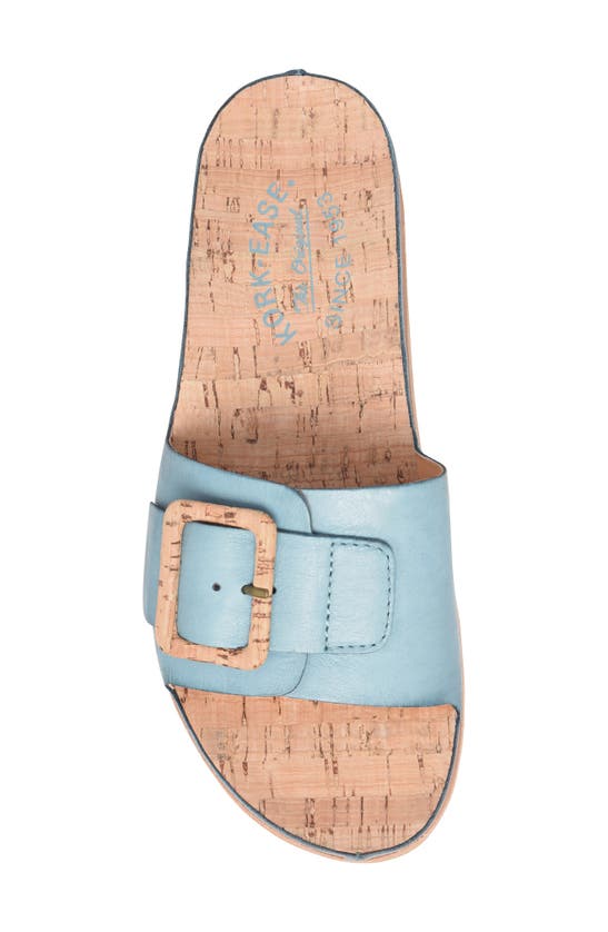 Shop Kork-ease Tutsi Buckle Slide Sandal In Turquoise F/ G