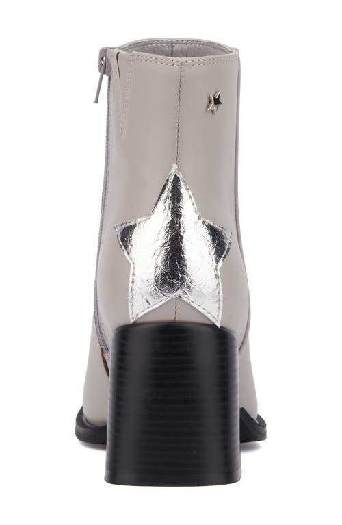 Olivia Miller Star Side Zip Boot In Grey
