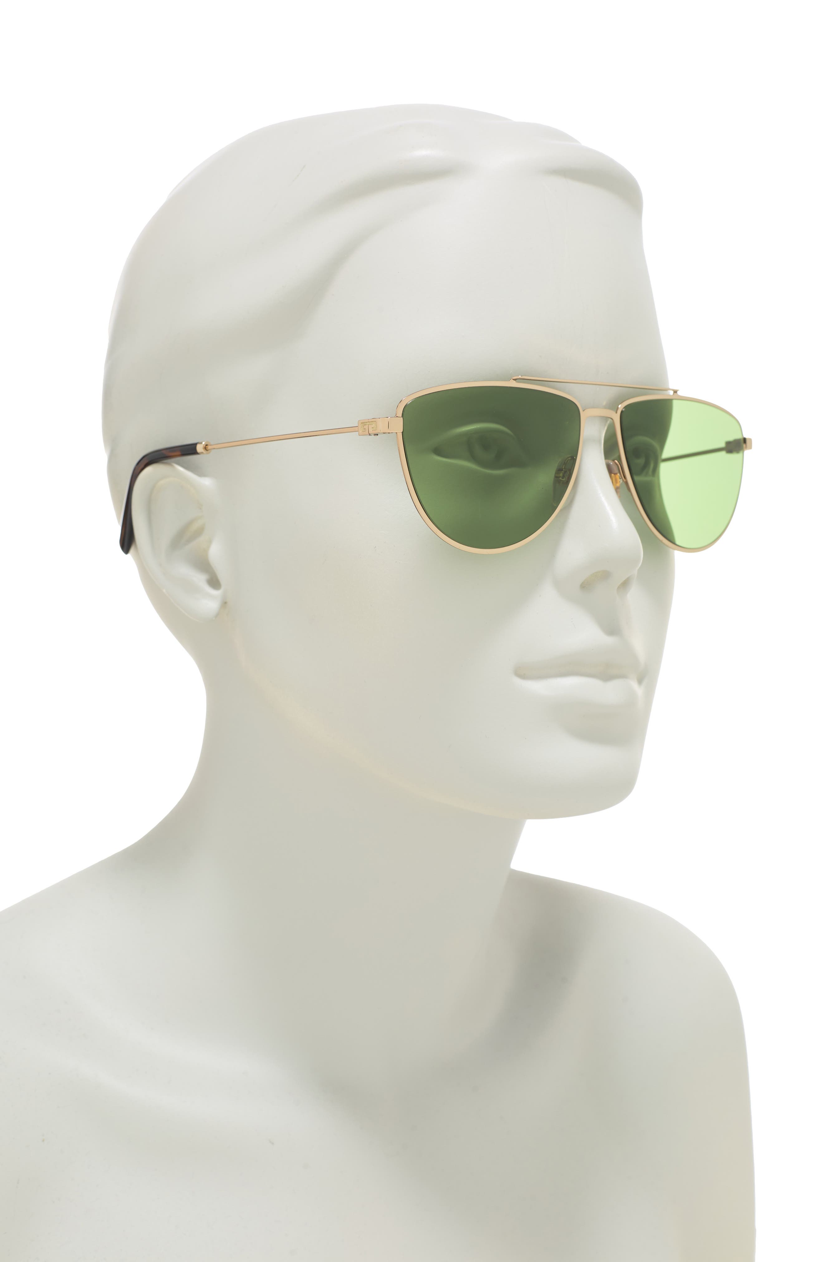 givenchy 58mm aviator sunglasses