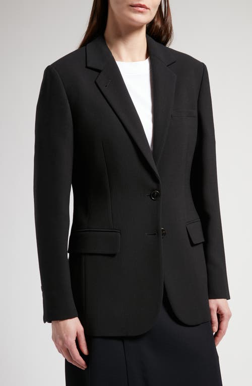 Shop The Row Linda Virgin Wool Blazer In Black