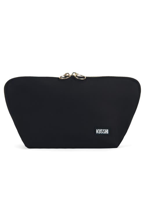 Signature Makeup Bag in Black/Red