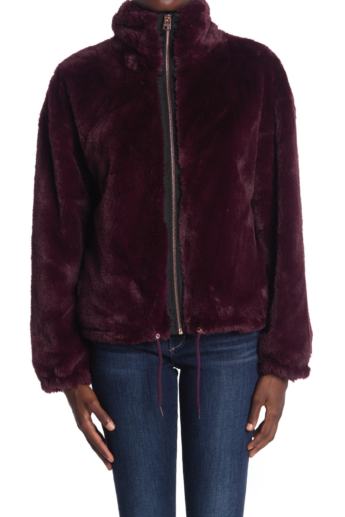 lucky brand faux fur jacket