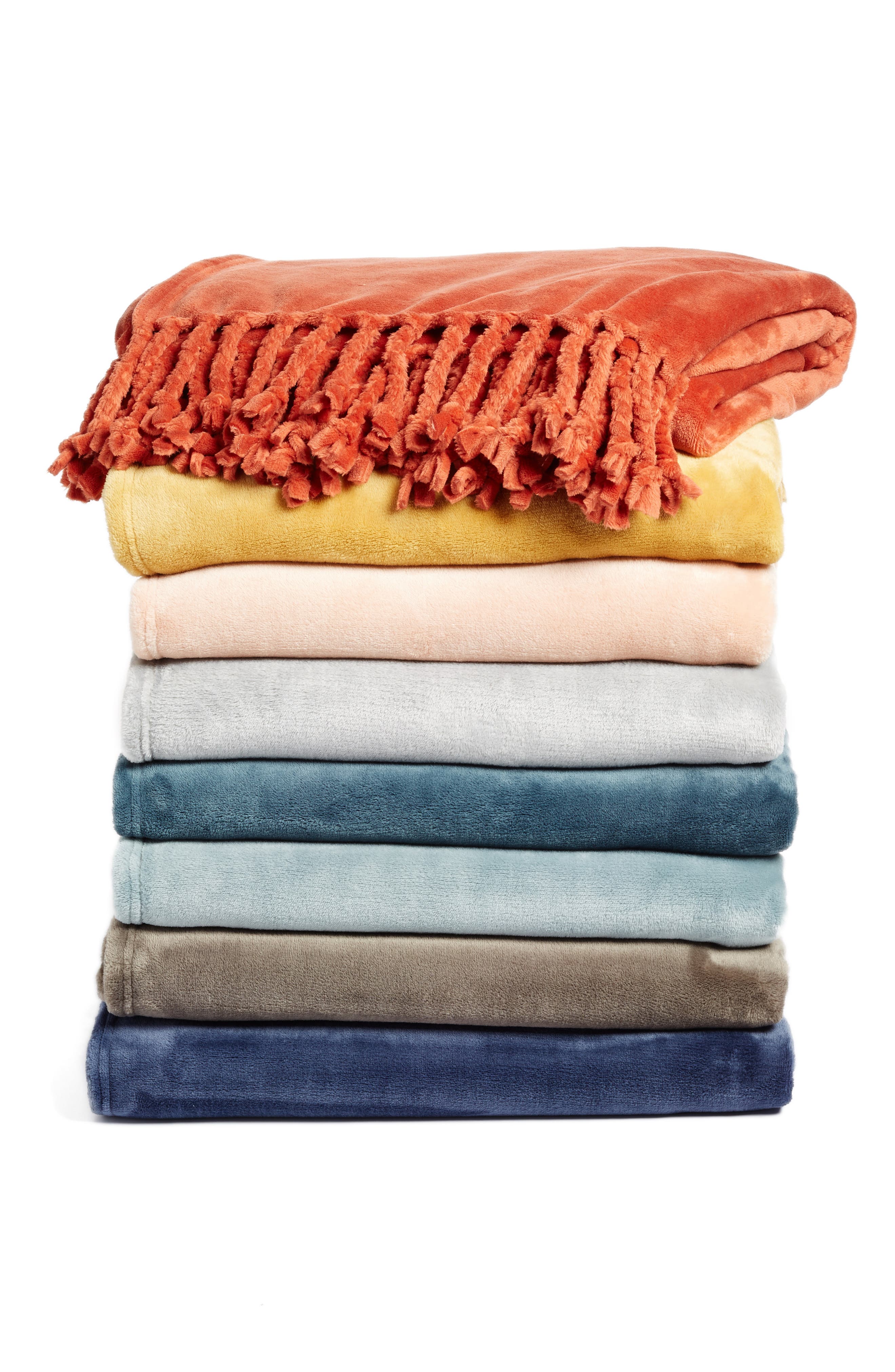 NORDSTROM AT HOME,
                            Kennebunk Bliss Plush Throw,
                            Alternate thumbnail 404, color,
                            020