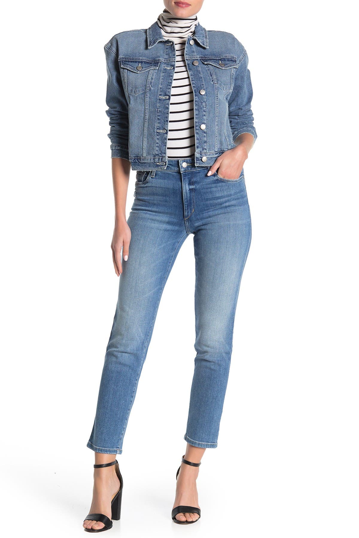 Joe's Jeans | Milla Ripped High Rise Straight Ankle Jeans | Nordstrom Rack