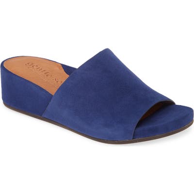 Gentle Souls By Kenneth Cole Gianna Slide Sandal, Blue
