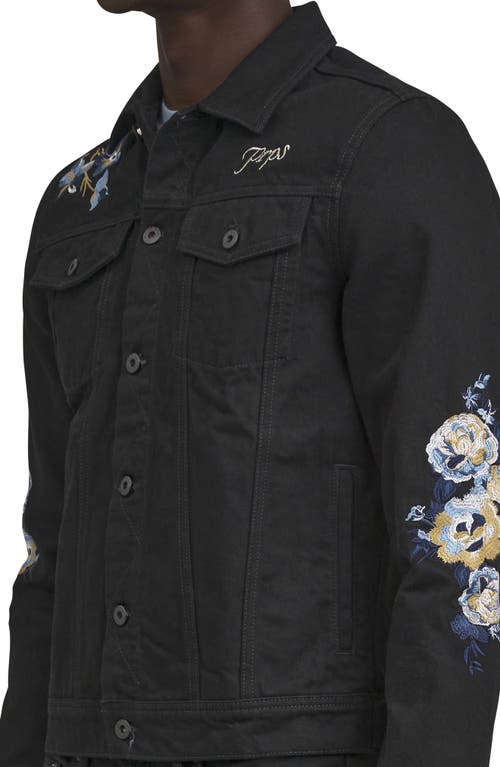 Shop Prps Peony Jacket In Black