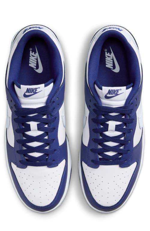 Shop Nike Dunk Low Retro Bttys Sneaker In Deep Royal Blue/grey/white