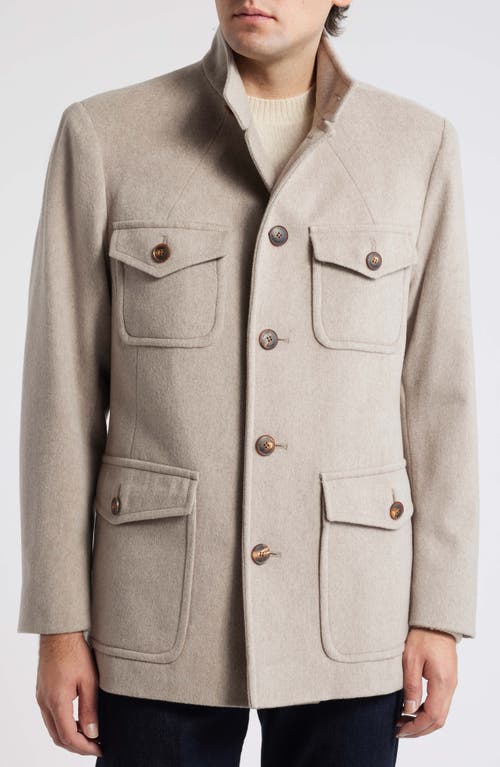 Fleurette Ernst Wool Field Jacket In Beach