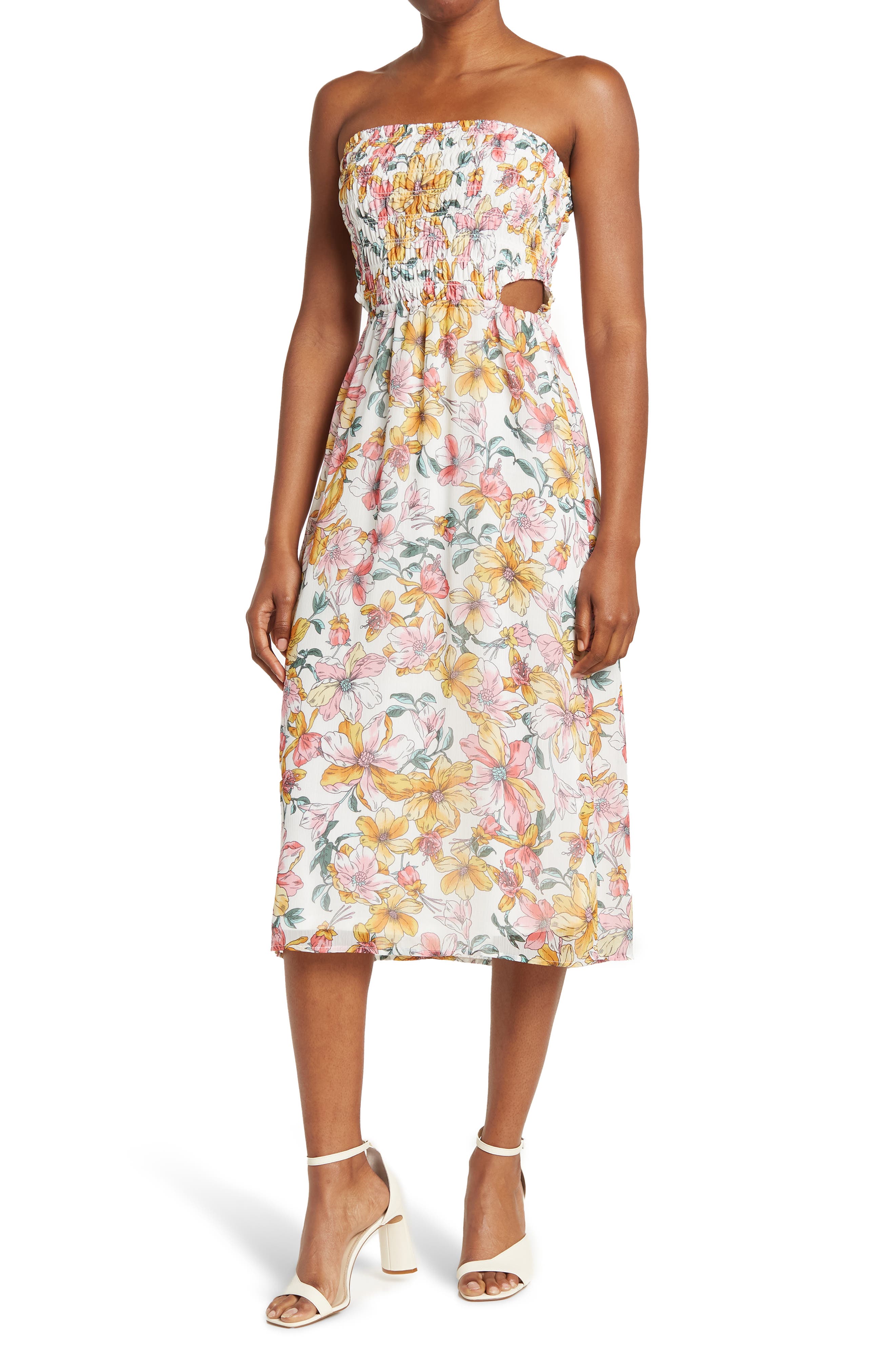 Strapless Casual Dresses for Women 