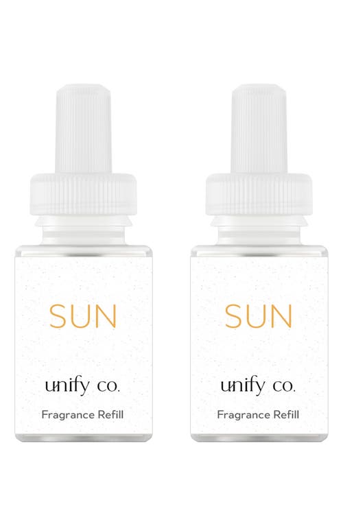 Pura X Unify Co. 2-pack Diffuser Fragrance Refills In Sun