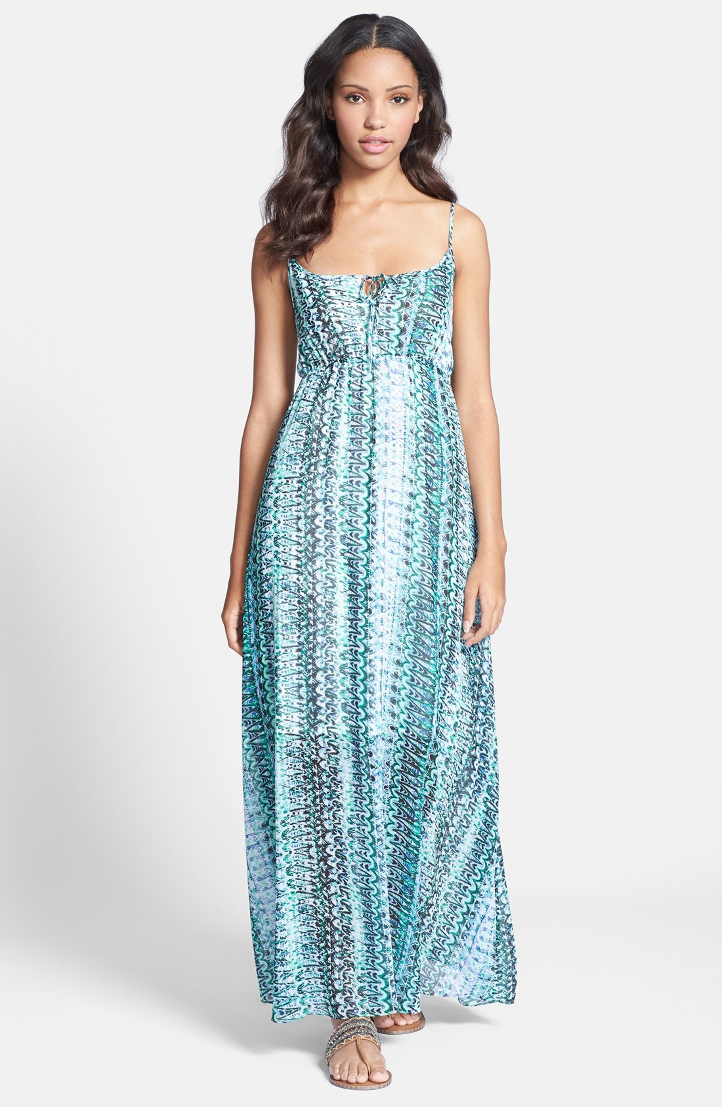 Two by Vince Camuto 'Folk Geo' Maxi Dress (Regular & Petite) | Nordstrom