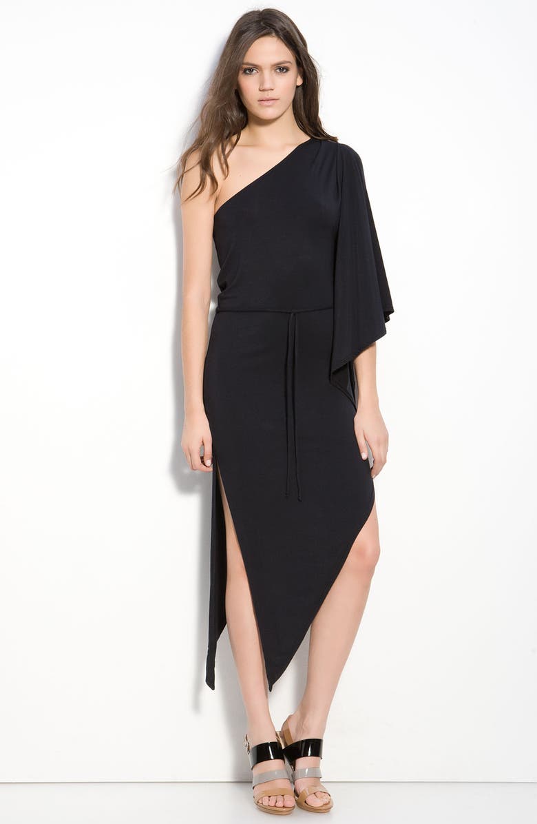 Krisa One-Shoulder Asymmetrical Hem Dress | Nordstrom