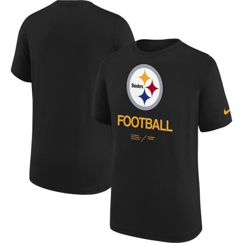 Nike / Youth Pittsburgh Steelers Sideline Legend Velocity Gold T-Shirt