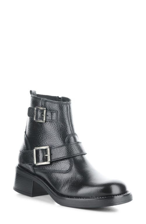 Bos. & Co. Grata Waterproof Buckle Bootie In Black