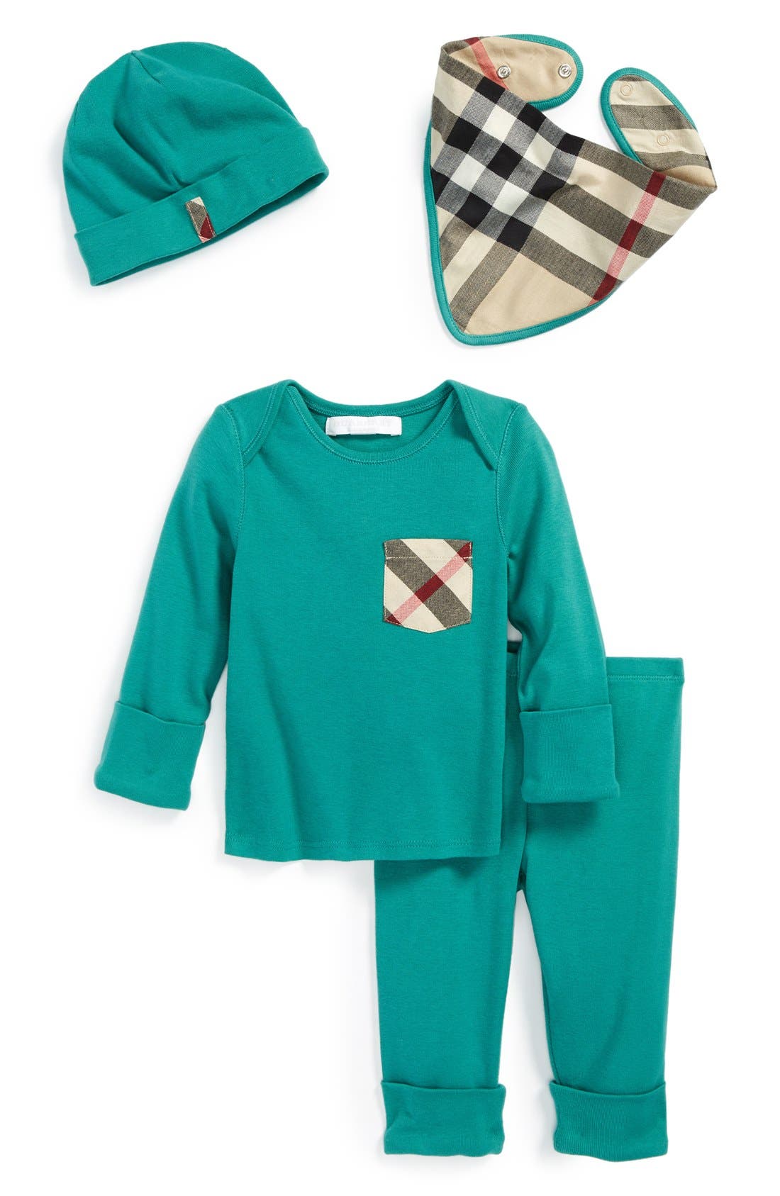 Burberry Cotton FourPiece Baby Gift Set (Baby Boys) Nordstrom