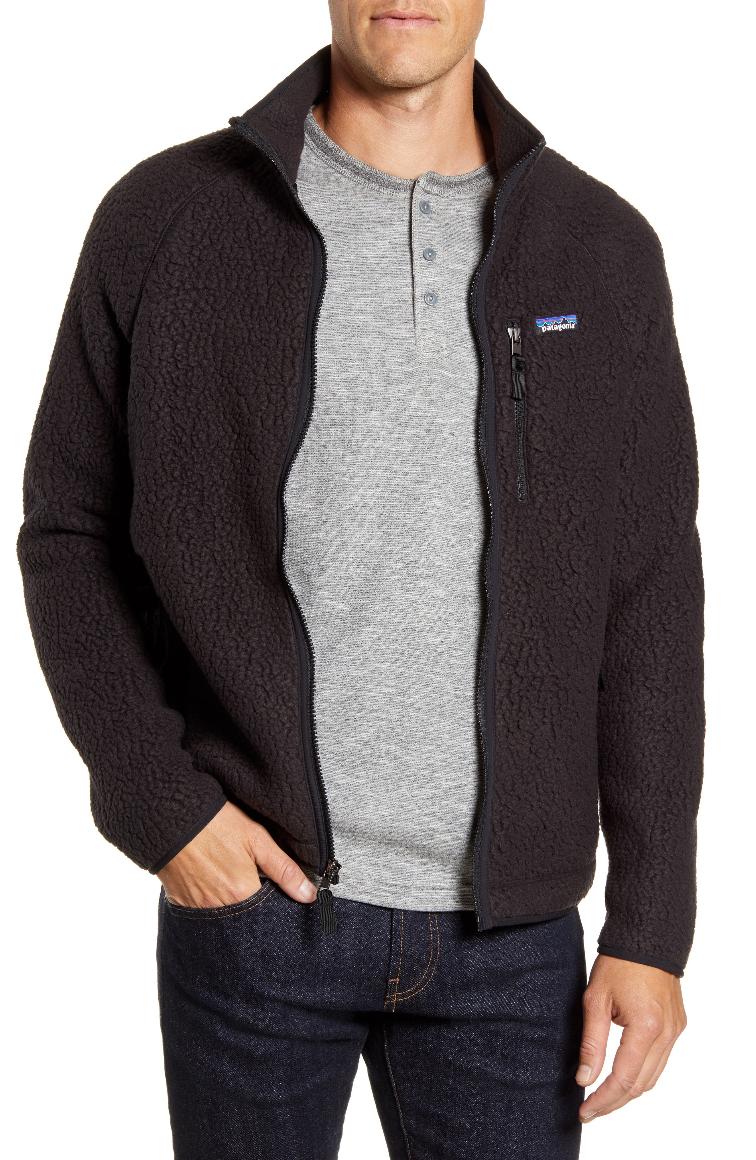 patagonia men's retro pile fleece jacket