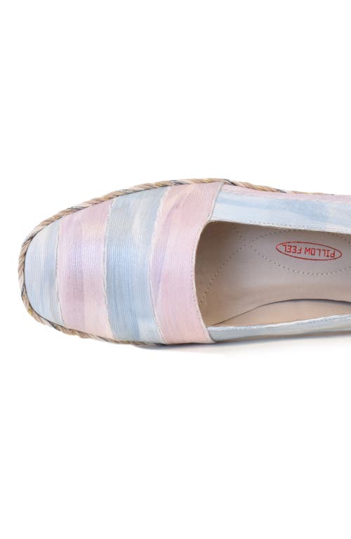 Amalfi By Rangoni Gennaro Ballet Flat In Sky Nappa Brushed/lilla Nappa