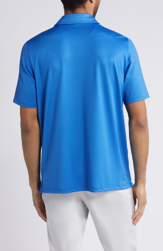 Johnston & Murphy Xc4 Cool Degree Performance Polo In Blue/navy