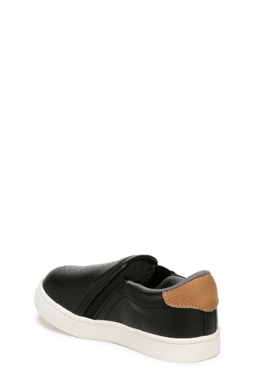 Dr. Scholl's Kids' Madison Sneaker In Black Faux Leather
