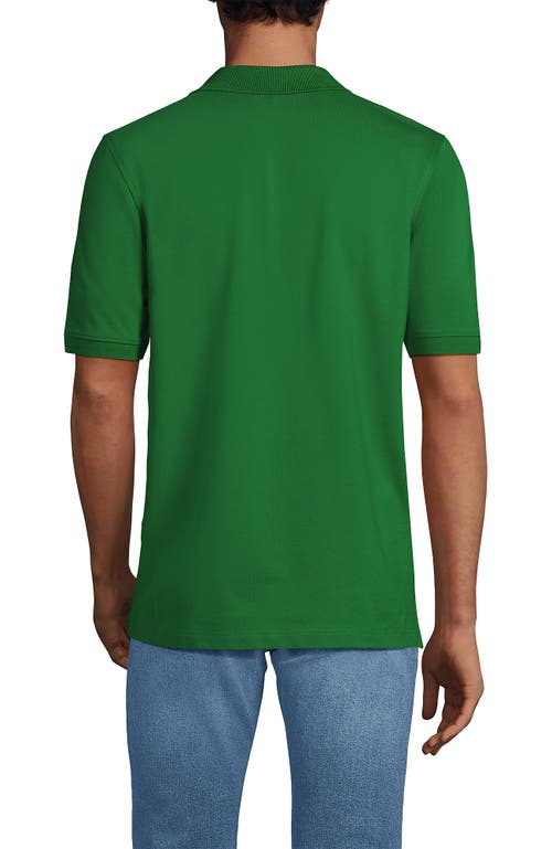 Shop Lands' End Short Sleeve Comfort-first Mesh Polo Shirt In Court Green