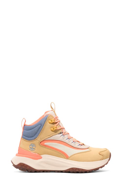 Timberland Motion Access Waterproof Sneaker In Medium Yellow Nubuck