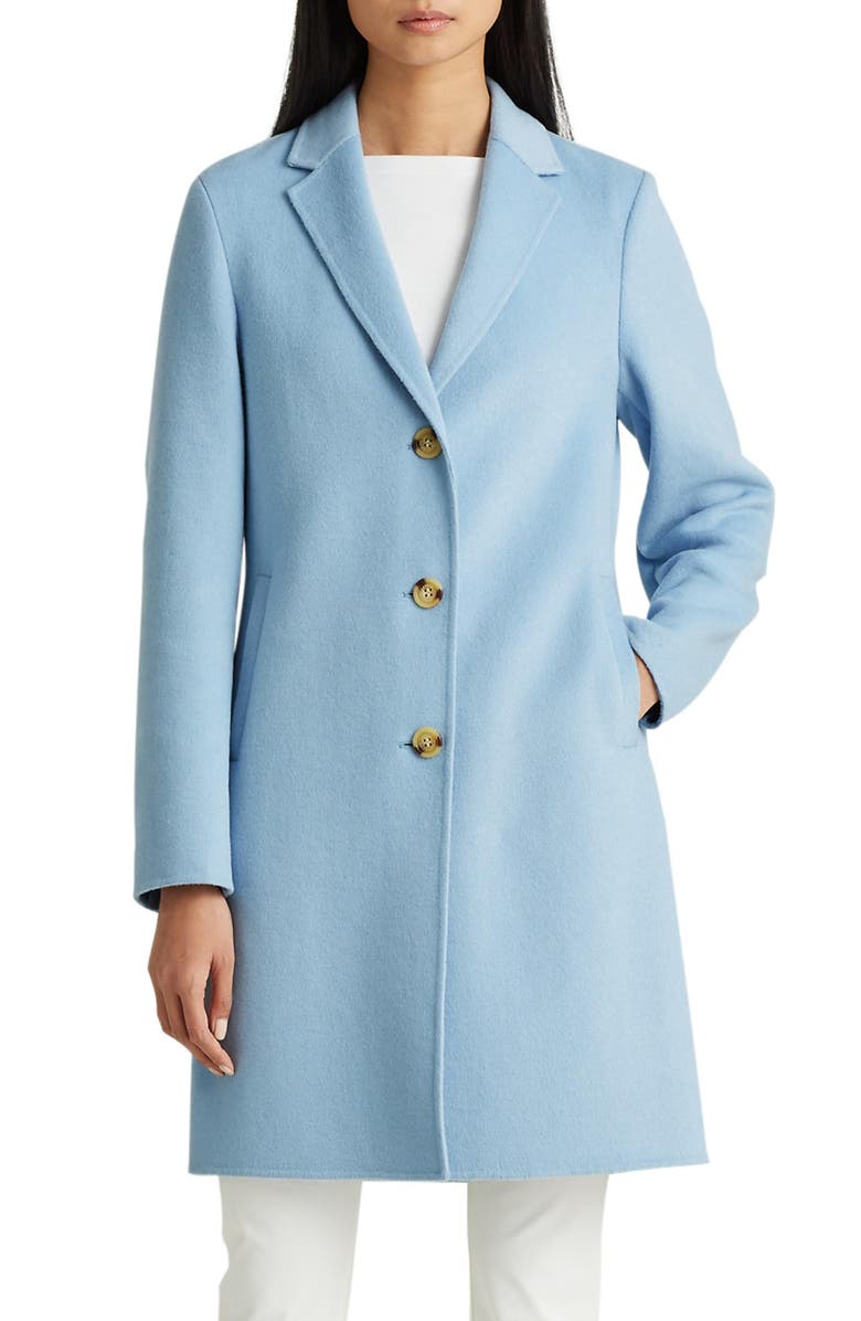 Lauren Ralph Lauren Double Face Wool Blend Reefer Coat | Nordstrom