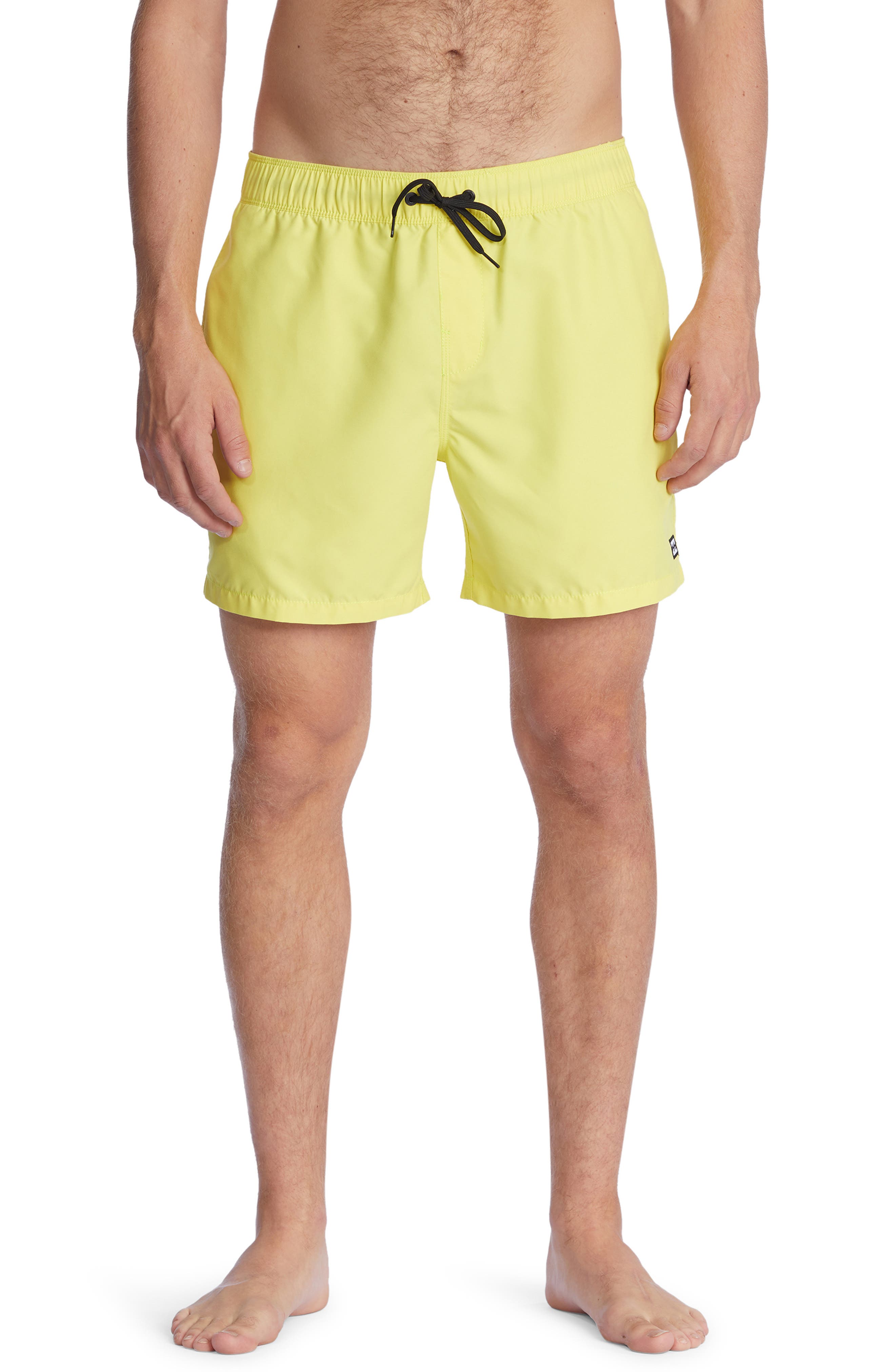 mens yellow swimwear