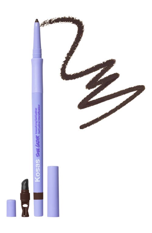 Shop Kosas Soulgazer Intensifying Gel Eyeliner In Allure - Dark Brown Matte