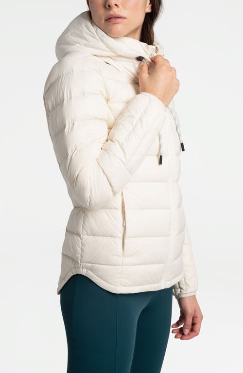 Shop Lole Emeline Water Repellent 550 Fill Power Down Puffer Jacket In Gardenia