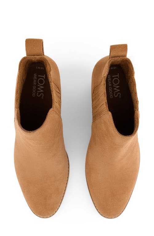 Shop Toms Noa Suede Chelsea Boot In Brown