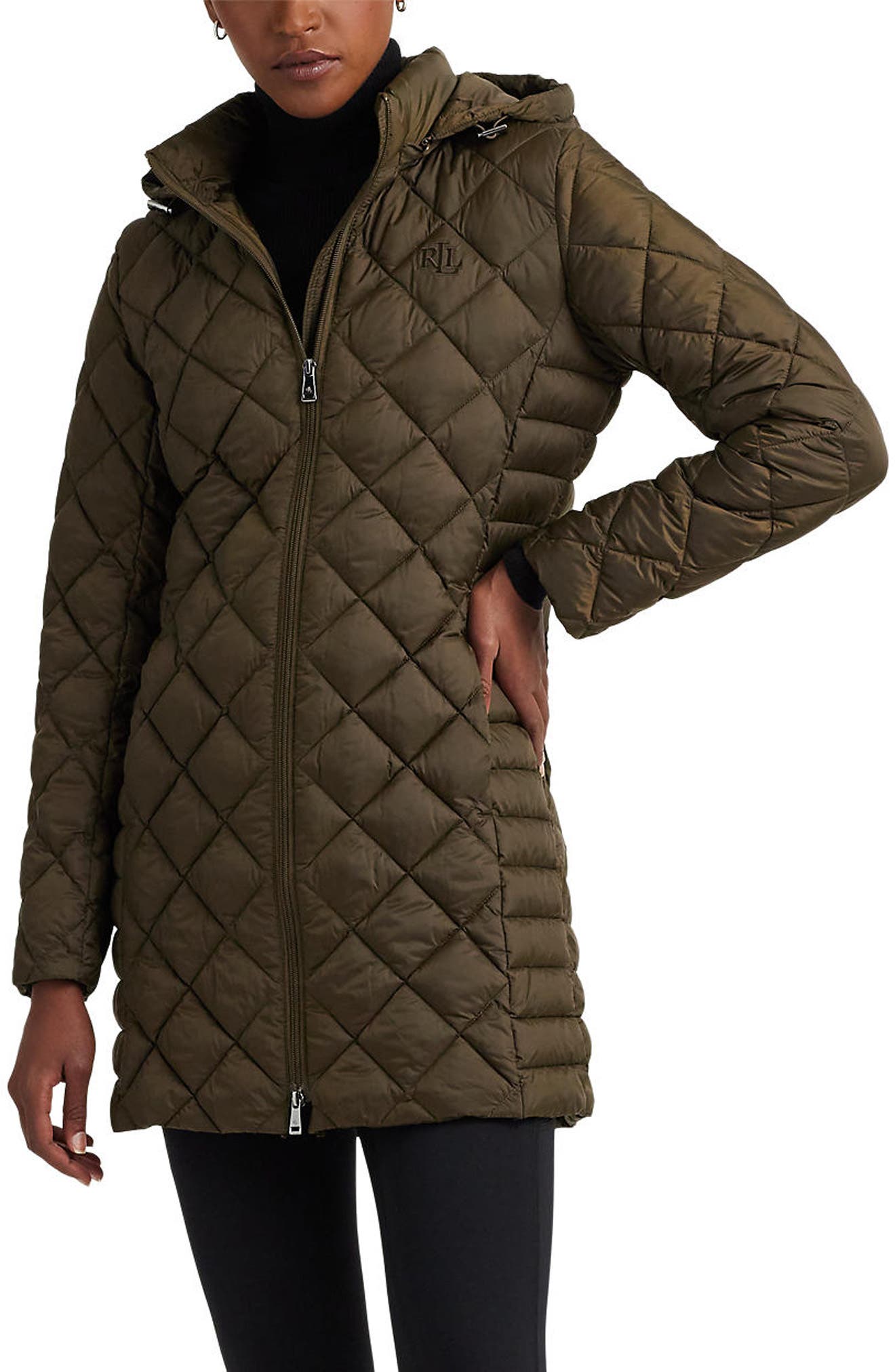 lauren ralph lauren hooded down coat