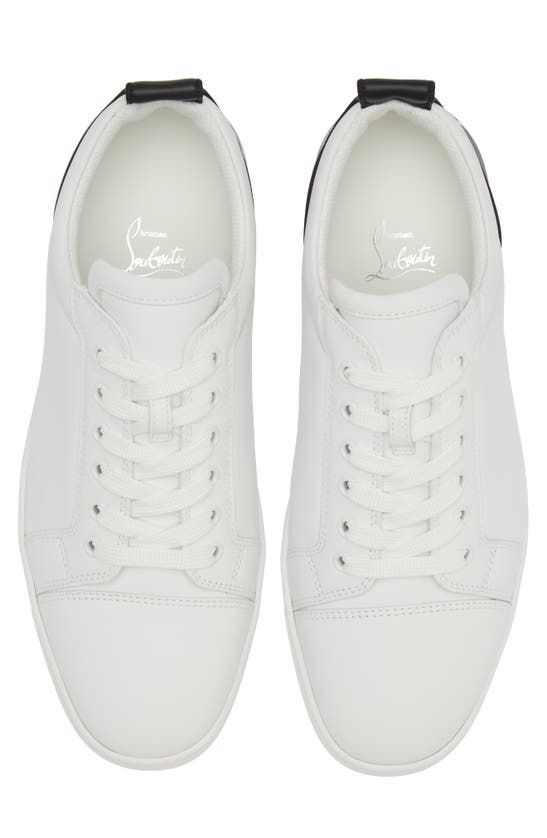 Christian Louboutin Fun Louis Sneaker In White/ Black