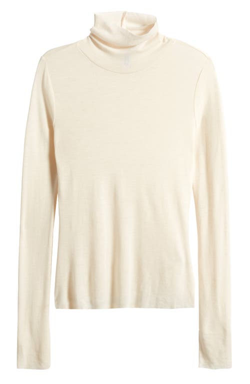 & Other Stories Turtleneck Wool Sweater in Off White