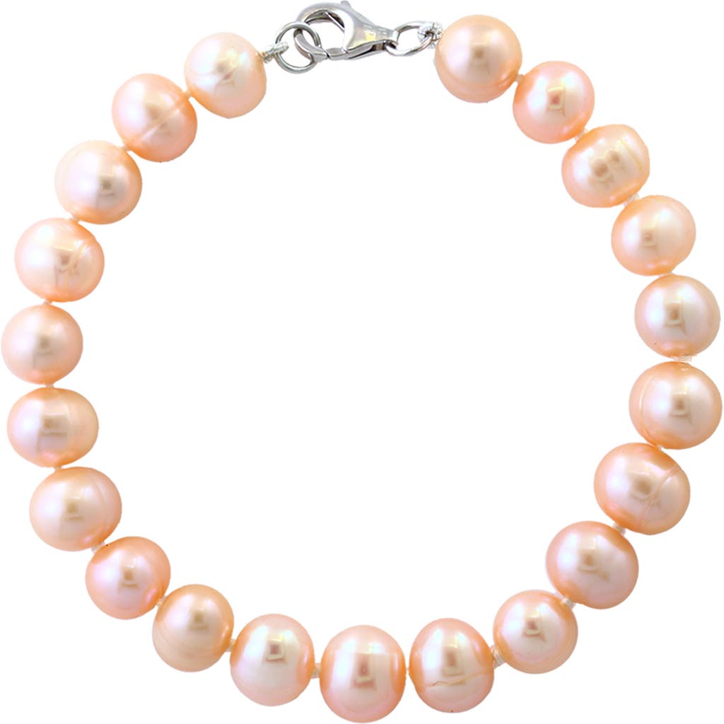 Shop Effy 7mm Freshwater Pearl Bracelet In Pink