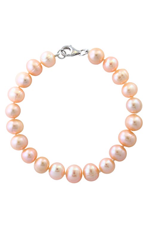 Shop Effy 7mm Freshwater Pearl Bracelet In Pink