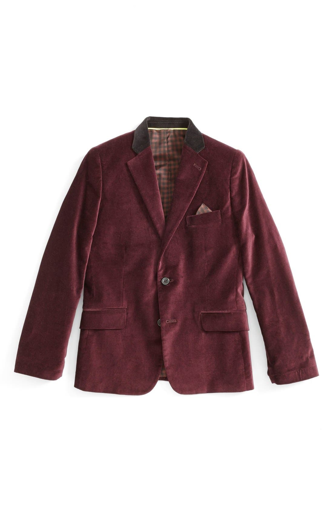 C2 by Calibrate Velvet Jacket (Big Boys) Nordstrom