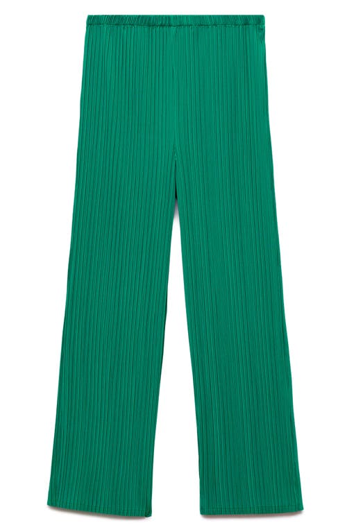 MANGO MANGO PLEATED WIDE LEG PANTS