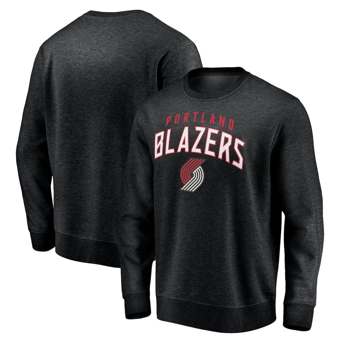 trail blazers crew neck sweatshirt