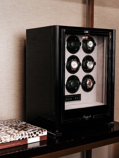 Shop Rapport London Paramount Nine Watch Winder In Ebony