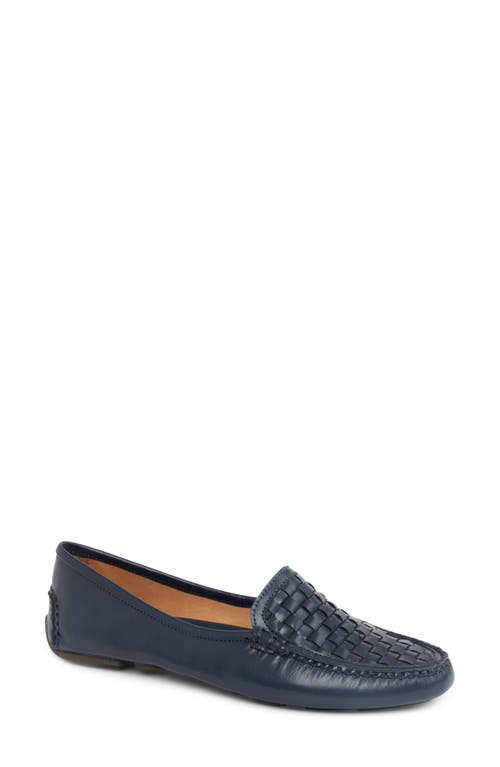 Shop Patricia Green Kelly Woven Driving Loafer In Navy