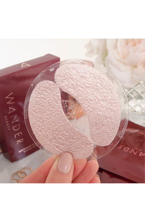 Wander Beauty Baggage Claim Rose Gold Eye Masks In Rose Gold