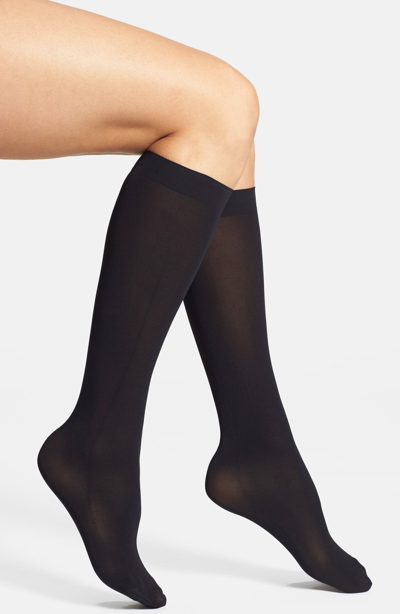 DKNY Microfiber Knee Socks | Nordstrom