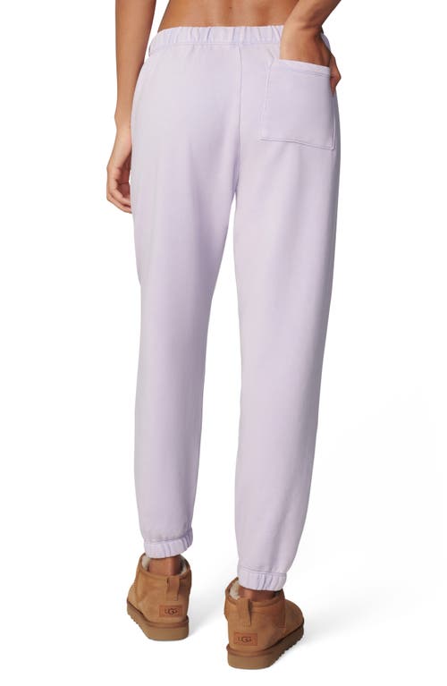 Shop Florence By Mills Cotton Blend Joggers In Washed Millie Lavender