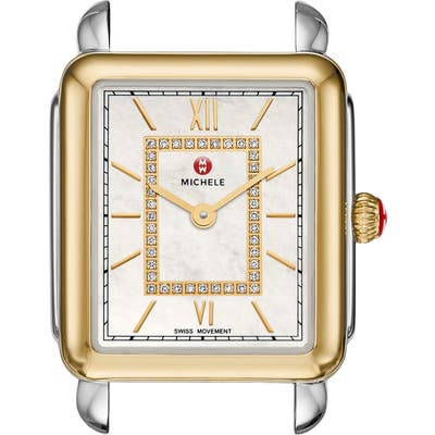 Michele Deco Ii Mid Diamond Watch Head, 25Mm Mm