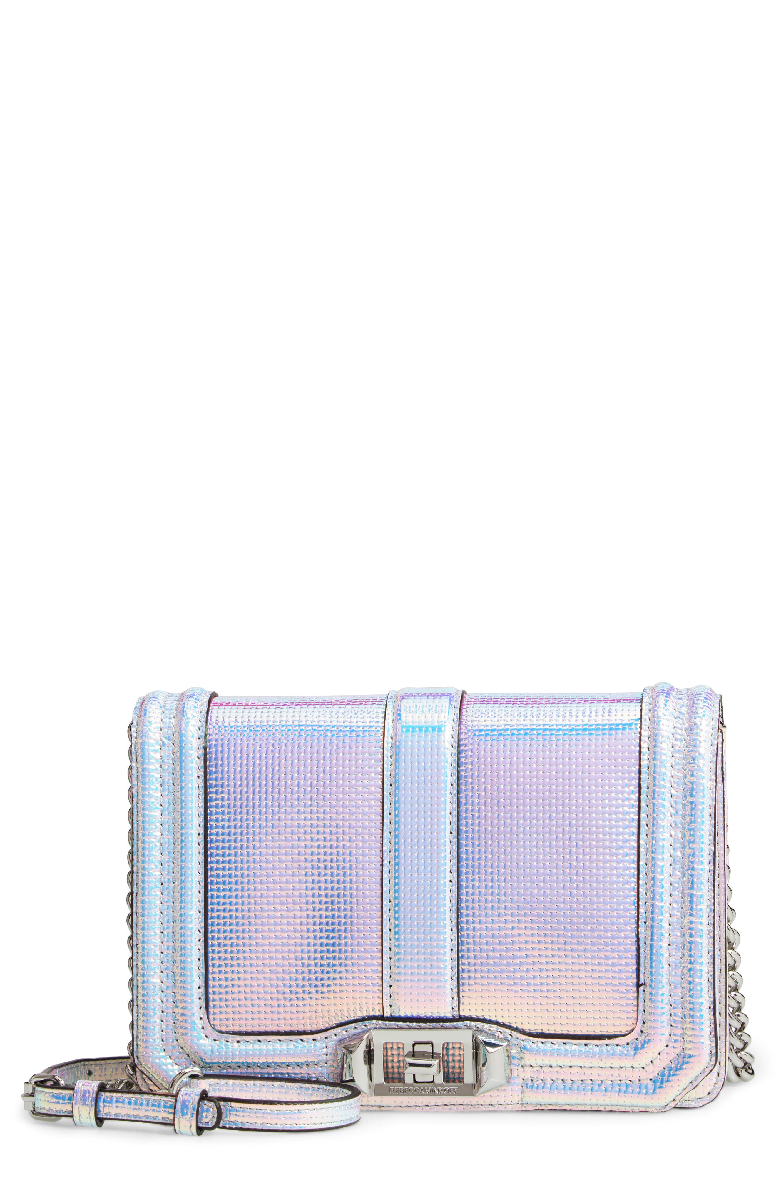 iridescent crossbody bag