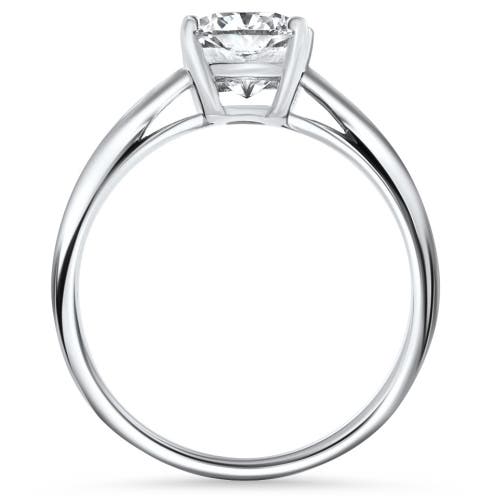 Shop Bliss Diamond 1 1/2ct Cushion Diamond Solitaire Engagement Ring 14k Gold Lab Grown In 14k White Gold