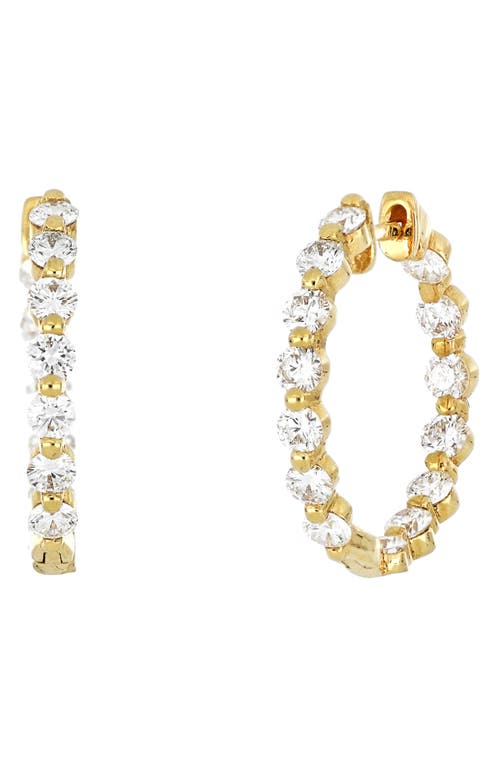 Bony Levy In-Out Hoop Earrings in Yellow Gold at Nordstrom