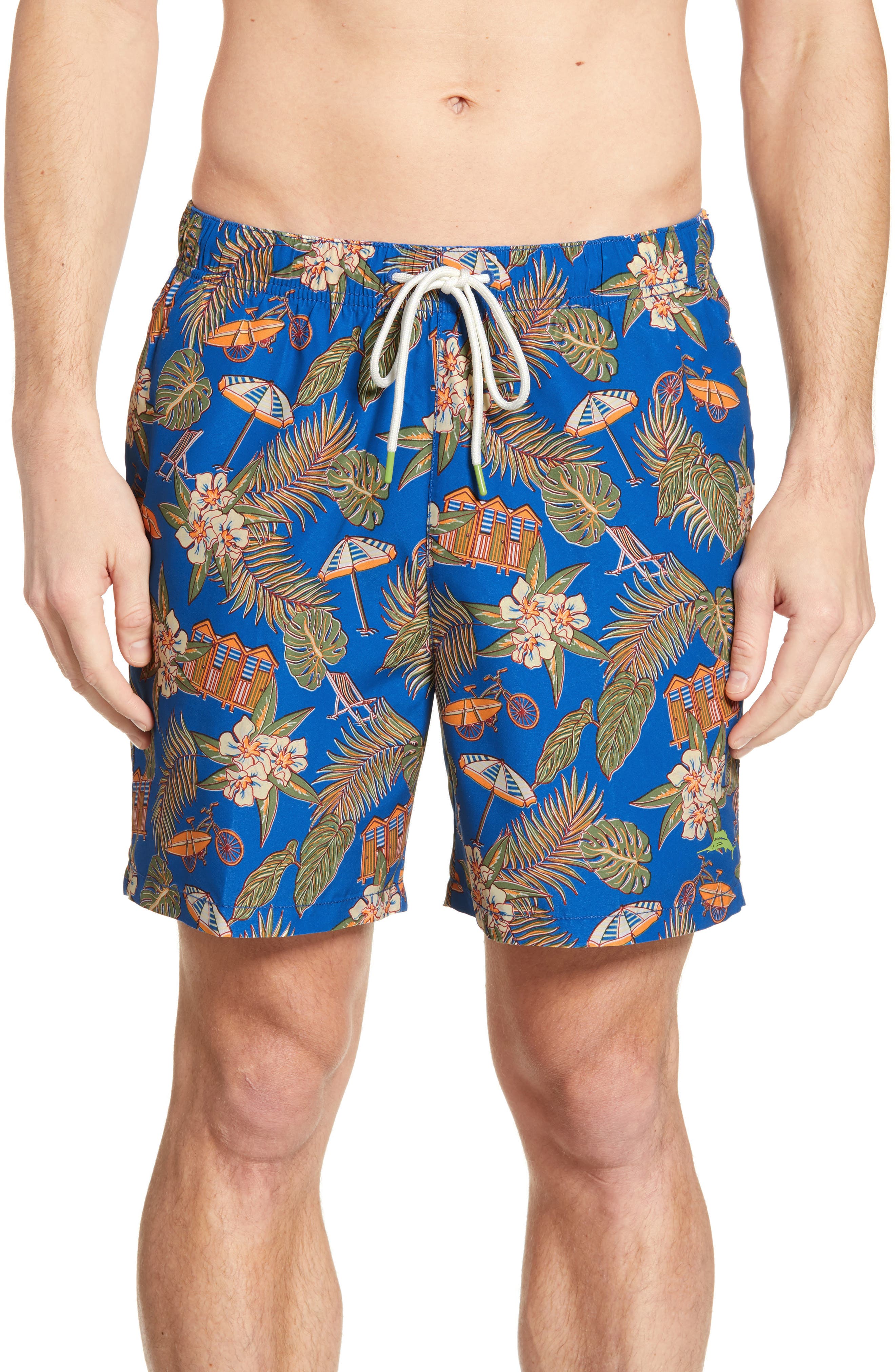 Tommy Bahama Naples Cabana Club Swim Trunks, Blue