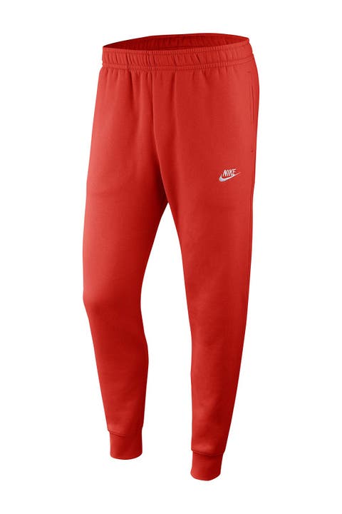Men's Red Joggers & Sweatpants