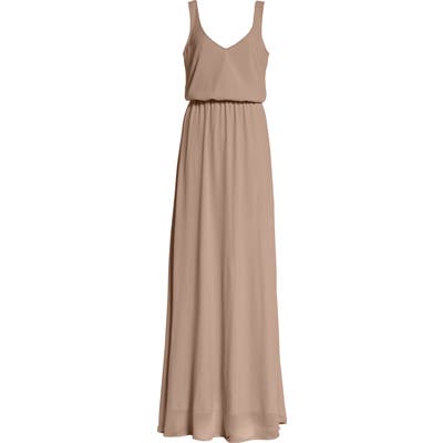 Show Me Your Mumu Kendall Soft V-Back A-Line Gown